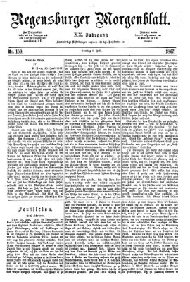 Regensburger Morgenblatt Samstag 6. Juli 1867