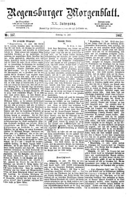 Regensburger Morgenblatt Sonntag 14. Juli 1867