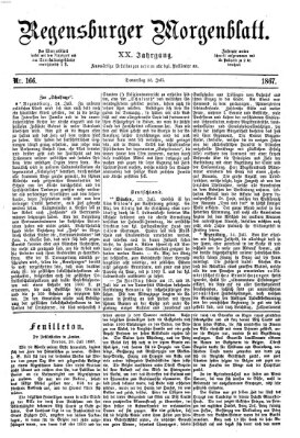 Regensburger Morgenblatt Donnerstag 25. Juli 1867