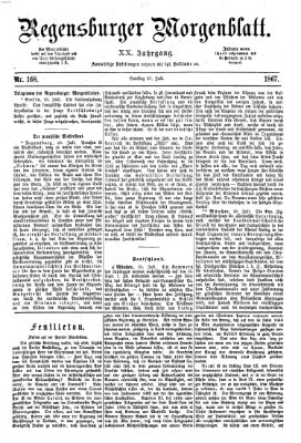 Regensburger Morgenblatt Samstag 27. Juli 1867