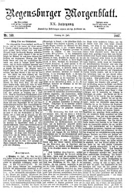 Regensburger Morgenblatt Sonntag 28. Juli 1867