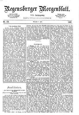 Regensburger Morgenblatt Mittwoch 31. Juli 1867