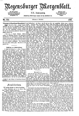 Regensburger Morgenblatt Mittwoch 6. November 1867