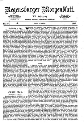 Regensburger Morgenblatt Dienstag 3. Dezember 1867