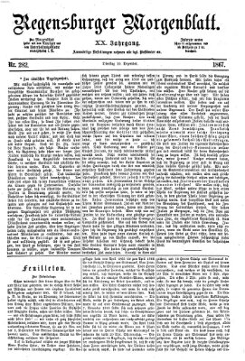 Regensburger Morgenblatt Dienstag 10. Dezember 1867