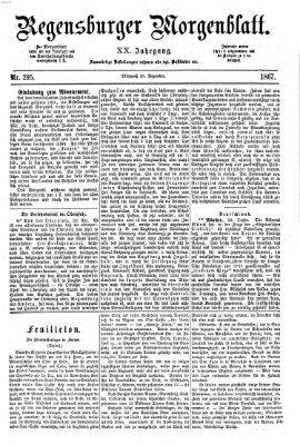 Regensburger Morgenblatt Mittwoch 25. Dezember 1867