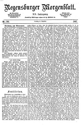 Regensburger Morgenblatt Samstag 28. Dezember 1867