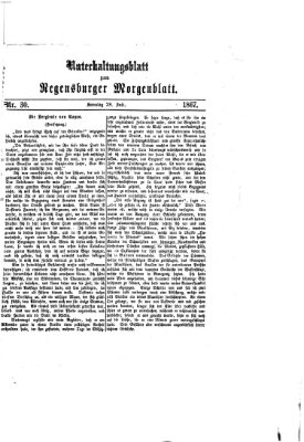 Regensburger Morgenblatt Sonntag 28. Juli 1867