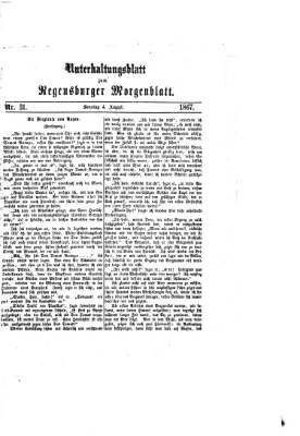 Regensburger Morgenblatt Sonntag 4. August 1867