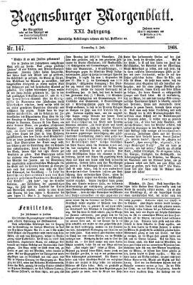 Regensburger Morgenblatt Donnerstag 2. Juli 1868