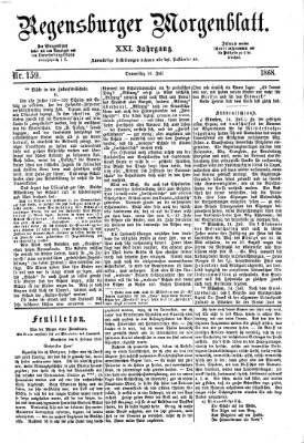 Regensburger Morgenblatt Donnerstag 16. Juli 1868