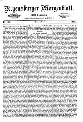 Regensburger Morgenblatt Sonntag 2. August 1868