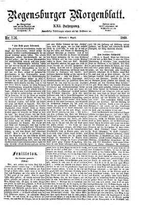 Regensburger Morgenblatt Mittwoch 5. August 1868