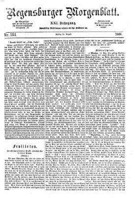 Regensburger Morgenblatt Freitag 14. August 1868