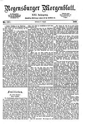 Regensburger Morgenblatt Mittwoch 19. August 1868