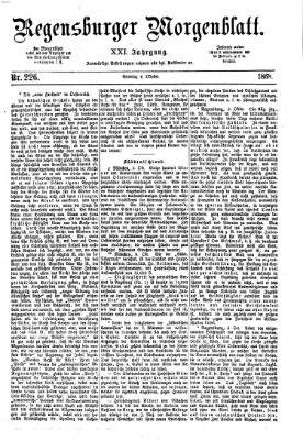 Regensburger Morgenblatt Sonntag 4. Oktober 1868