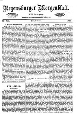 Regensburger Morgenblatt Freitag 6. November 1868