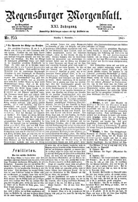 Regensburger Morgenblatt Samstag 7. November 1868