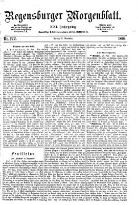 Regensburger Morgenblatt Freitag 27. November 1868