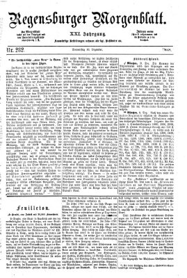 Regensburger Morgenblatt Donnerstag 10. Dezember 1868