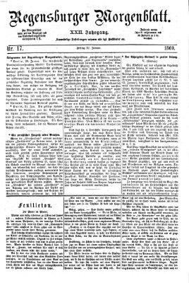 Regensburger Morgenblatt Freitag 22. Januar 1869