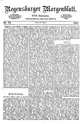 Regensburger Morgenblatt Dienstag 26. Januar 1869