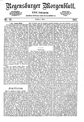 Regensburger Morgenblatt Dienstag 2. März 1869