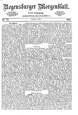 Regensburger Morgenblatt Sonntag 21. März 1869