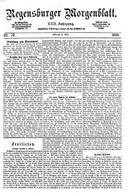 Regensburger Morgenblatt Mittwoch 31. März 1869