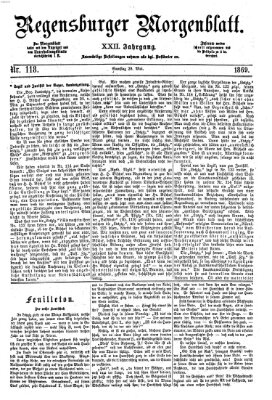 Regensburger Morgenblatt Samstag 29. Mai 1869