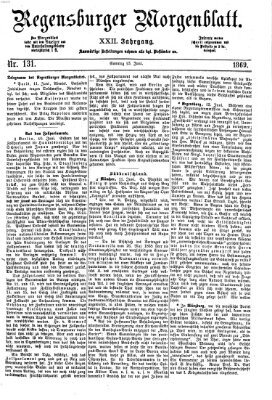 Regensburger Morgenblatt Sonntag 13. Juni 1869