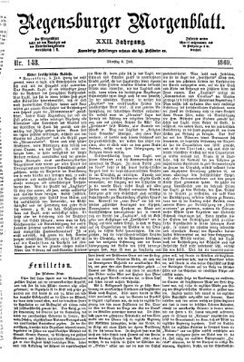 Regensburger Morgenblatt Dienstag 6. Juli 1869