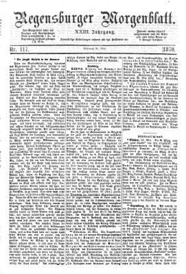 Regensburger Morgenblatt Mittwoch 25. Mai 1870