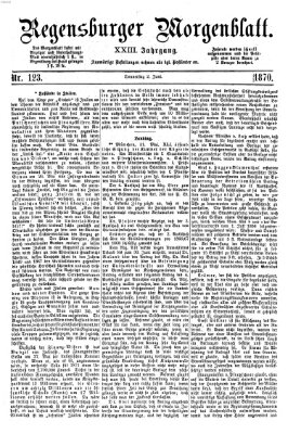 Regensburger Morgenblatt Donnerstag 2. Juni 1870