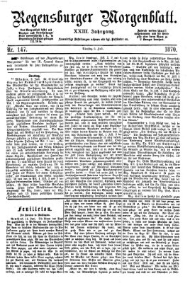 Regensburger Morgenblatt Dienstag 5. Juli 1870