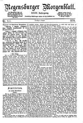 Regensburger Morgenblatt Dienstag 9. August 1870