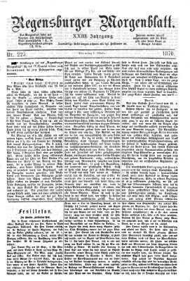 Regensburger Morgenblatt Donnerstag 6. Oktober 1870