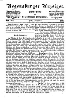 Regensburger Anzeiger Freitag 4. September 1863