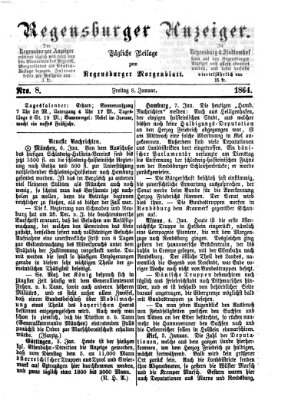 Regensburger Anzeiger Freitag 8. Januar 1864