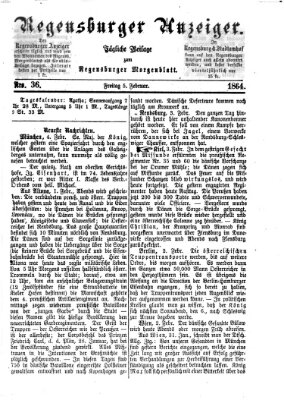 Regensburger Anzeiger Freitag 5. Februar 1864