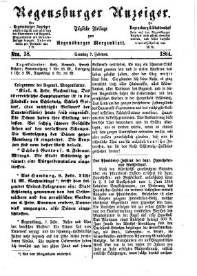 Regensburger Anzeiger Sonntag 7. Februar 1864