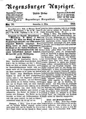 Regensburger Anzeiger Donnerstag 10. März 1864