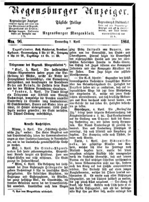 Regensburger Anzeiger Donnerstag 7. April 1864