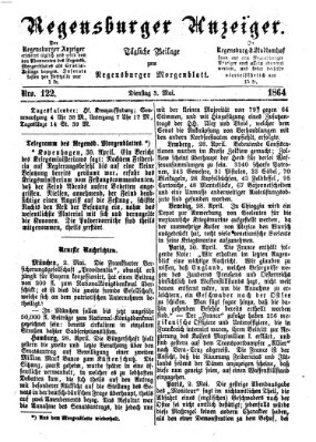 Regensburger Anzeiger Dienstag 3. Mai 1864