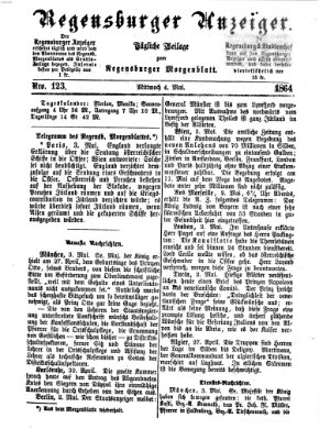 Regensburger Anzeiger Mittwoch 4. Mai 1864