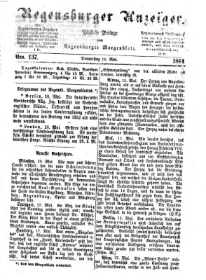 Regensburger Anzeiger Donnerstag 19. Mai 1864