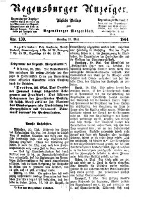 Regensburger Anzeiger Samstag 21. Mai 1864