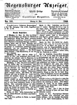 Regensburger Anzeiger Montag 23. Mai 1864