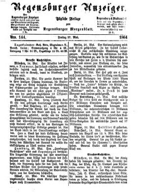 Regensburger Anzeiger Freitag 27. Mai 1864