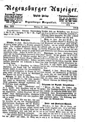 Regensburger Anzeiger Montag 20. Juni 1864